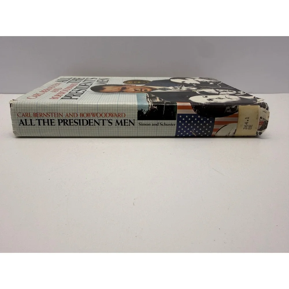 All the President's Men 1974 Hardcover 1st Ed Woodward Bernstein Watergate Book